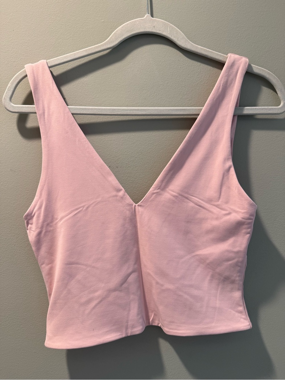 Babaton Blush Pink V-Neck Tank Top